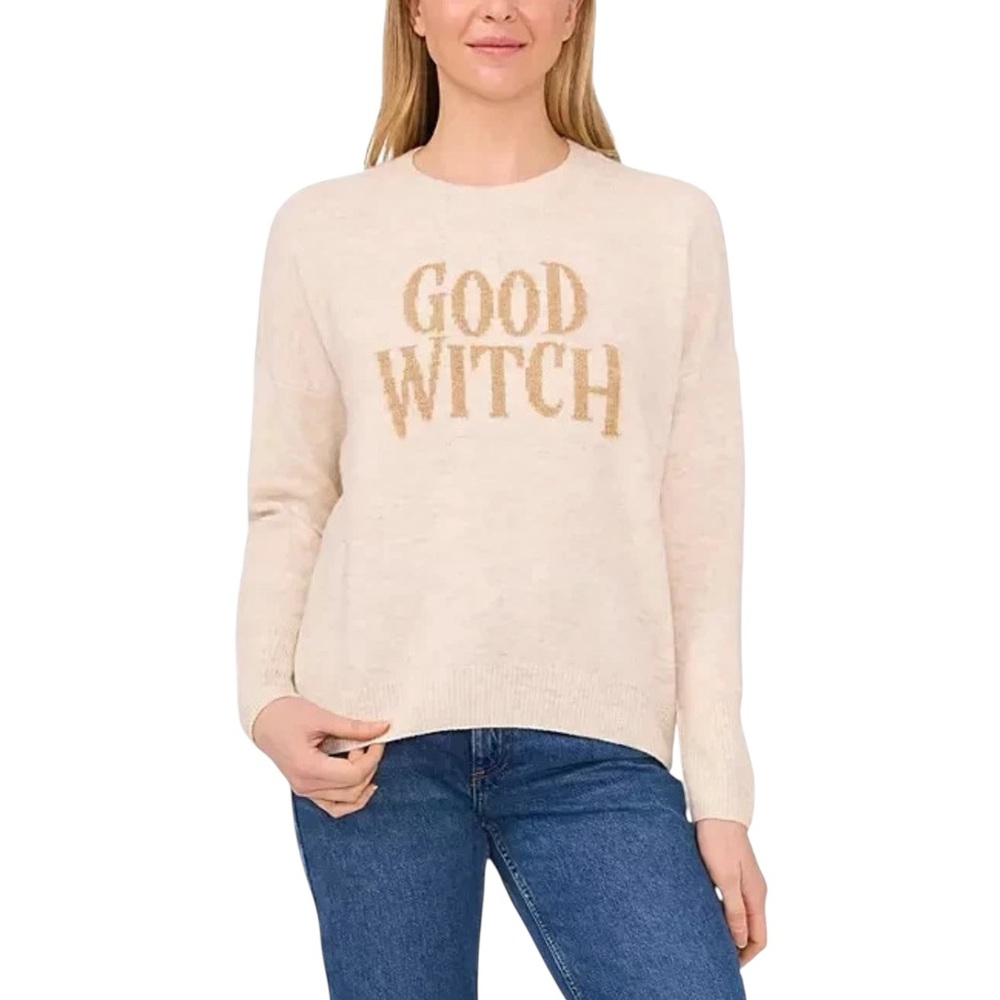 NWT Vince Camuto 'Good Witch' Sweater in Oatmeal (F-1)